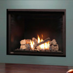 Direct Vent Flush Face Single Sided Fireplace – Montigo H42