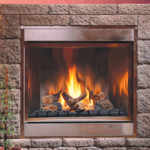 Outdoor Ventless Single Sided Fireplace – Montigo H42VO
